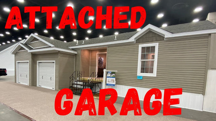 New Mobile Home Features Attached Garage!