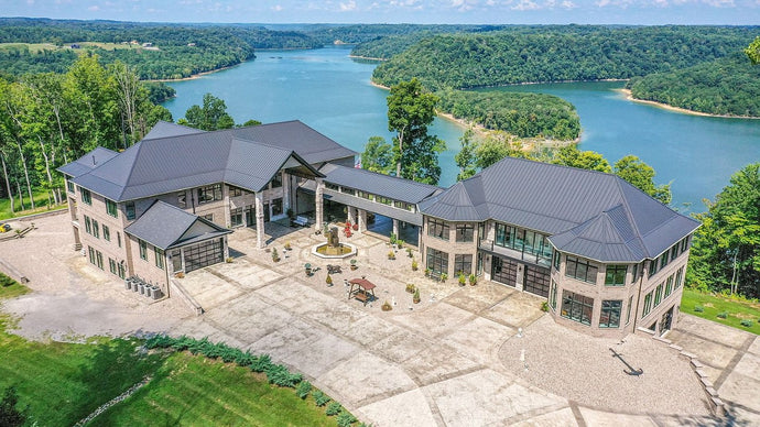 31k SqFt Lakefront Mansion, Complete with Bespoke Garage, is Missing Nothing