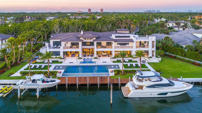 Miami Waterfront Mansion Puts us in the Lap of Beach Living Luxury