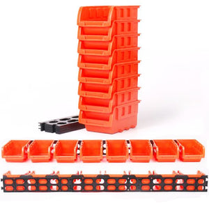 Wall Mountable Storage Bins - Durable ABS Construction